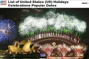List of United States (US) Holidays Celebrations Popular Dates